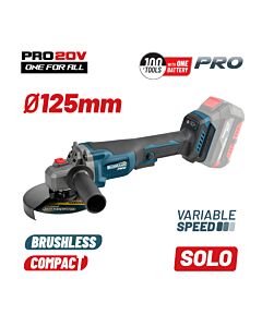 BORMANN PRO BBP3650 ΓΩΝΙΑΚΟΣ ΤΡΟΧΟΣ BRUSHLESS ΡΥΘΜΙΖΟΜΕΝΟΣ 20V, LI-ION, SOLO
