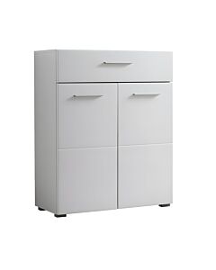 ΚΟΜΟΤΑ-ΜΠΟΥΦΕΣ BENY 2K1F ΛΕΥΚΟ-ΛΕΥΚΗ ΛΑΚΑ 79x35x97,5cm