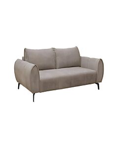 ΔΙΘΕΣΙΟΣ ΚΑΝΑΠΕΣ VELTON ΚΑΦΕ ΧΡΩΜΑ 186x95x92cm