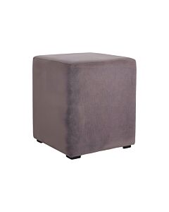 ΤΑΜΠΟΥΡΕ-ΣΚΑΜΠΟ ΤΕΤΡΑΓΩΝΟ BOXY ΚΑΦΕ ΧΡΩΜΑ 35x35x41cm