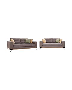 ΣΕΤ ΣΑΛΟΝΙ MONACO 2Θ+3Θ ΚΑΦΕ +230x95x95cm 180x95x95cm