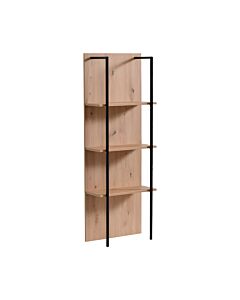 ΡΑΦΙΕΡΑ SARDINIA NP 500 ARTISAN OAK / ΜΑΥΡΟ 50x29.5x137.5cm