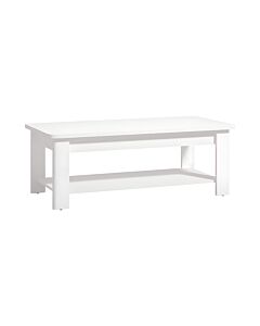 ΤΡΑΠΕΖΑΚΙ ΣΑΛΟΝΙΟΥ JERSEY ΛΕΥΚΟ-ΛΕΥΚΟ HIGH GLOSS FOIL 124x60x45cm