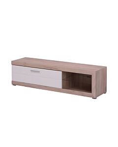 ΕΠΙΠΛΟ ΤΗΛΕΟΡΑΣΗΣ REMO GREY OAK / ΛΕΥΚΗ ΛΑΚΑ 162x41x43cm