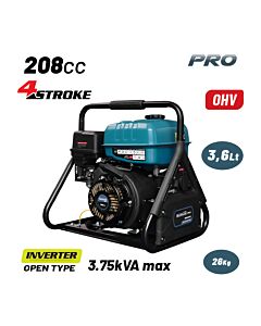 BORMANN PRO BGB4035 ΓΕΝΝΗΤΡΙΑ ΒΕΝΖΙΝΗΣ INVERTER ΑΝΟΙΧΤΟΥ ΤΥΠΟΥ 3000W,208CC,6A 1x1