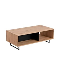 ΤΡΑΠΕΖΑΚΙ ΣΑΛΟΝΙΟΥ SARDINIA ARTISAN OAK / ΜΑΥΡΟ SRD 120.5x60.5x42.5cm