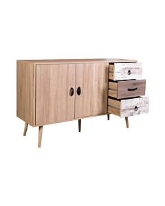 ΚΟΜΟΤΑ-ΜΠΟΥΦΕΣ LOUNGE SONOMA OAK 120x39x75cm