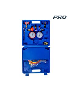 ΣΕΤ 7τμχ BORMANN PRO BVP1005 ΕΡΓΑΛΕΙΩΝ ΕΛΕΓΧΟΥ ΠΙΕΣΗΣ ΚΛΙΜΑΤΙΣΤΙΚΩΝ ΜΕ ΜΑΝΟΜΕΤΡΑ,