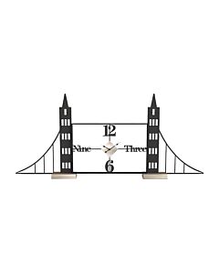 ΕΠΙΤΡΑΠΕΖΙΟ ΡΟΛΟΙ BRIDGE NATURE ΞΥΛΟ-ΜΕΤΑΛΛΟ SLS 50x8x30cm