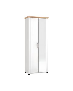 ΕΠΙΠΛΟ ΕΙΣΟΔΟΥ VALENCIA P2 OG ΛΕΥΚΟ-ARTISAN OAΚ-ΛΕΥΚΟ ΜΑΤ FXTR 75x41x194,5cm