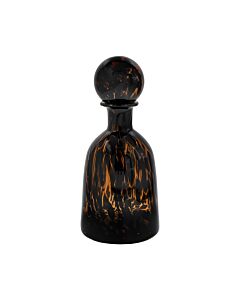 ΓΥΑΛΙΝΟ ΔΙΑΚΟΣΜΗΤΙΚΟ ΜΠΟΥΚΑΛΙ FL1533 AMBER ANIMAL PRINT 15x25cm