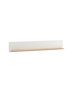 ΡΑΦΙ ΤΟΙΧΟΥ BRETAGNA ZP ARTISAN OAK-ΛΕΥΚΟ HIGH GLOSS FOIL A P R 150x19,5x25cm
