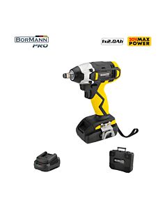 BORMANN BCD2620 ΜΠΟΥΛΟΝΟΚΛΕΙΔΟ 20V, LI-ION,350Nm,1x2Ah, ΒΑΛΙΤΣΑ