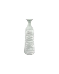 ΜΕΤΑΛΛΙΚΟ ΒΑΖΟ ΔΑΠΕΔΟΥ FL362 MINT-ΛΕΥΚΟ ΧΡΩΜΑ 20x60cm