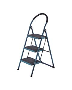 BORMANN PRO BHL6013 ΣΚΑΛΟΚΑΘΙΣΜΑ ΜΕΤΑΛΛΙΚΟ HEAVY DUTY, 3 ΣΚΑΛΙΑ, ΑΝΤΙΟΛΙΣΘΗΤΙΚΑ ΜΕ ΑΦΡΩΔΗ ΛΑΒΗ
