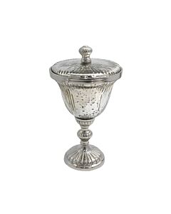 ΓΥΑΛΙΝΗ ΦΟΝΤΑΝΙΕΡΑ FL27294 ΑΣΗΜΙ ΧΡΩΜΑ 15x26cm