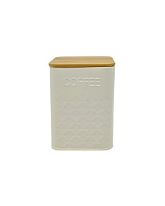 ΒΑΖΟ ΜΕΤΑΛΛΙΚΟ ΜΠΕΖ COFFEE ΜΕ ΜΠΑΜΠΟΥ ΚΑΠΑΚΙ 10x10x13,5cm