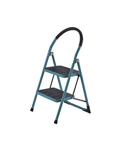BORMANN PRO BHL6012 ΣΚΑΛΟΚΑΘΙΣΜΑ ΜΕΤΑΛΛΙΚΟ HEAVY DUTY, 2 ΣΚΑΛΙΑ, ΑΝΤΙΟΛΙΣΘΗΤΙΚΑ ΜΕ ΑΦΡΩΔΗ ΛΑΒΗ