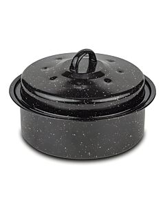 ΣΚΕΥΟΣ ΣΕΡΒΙΡΙΣΜΑΤΟΣ ΚΑΙ ΔΙΑΤΗΡΗΣΗΣ ΨΗΤΩΝ BBQ GURU ΜΕ ΕΜΑΓΙΕ ΕΠΙΣΤΡΩΣΗ 26cm