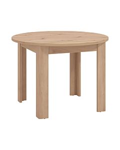 ΣΤΡΟΓΓΥΛΟ ΤΡΑΠΕΖΙ ΤΡΑΠΕΖΑΡΙΑΣ ANCONA ARTISAN OAK 109x109x76,5cm