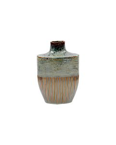 ΚΕΡΑΜΙΚΟ BAZO FL23763 ΠΡΑΣΙΝΟ-ΚΑΦΕ ΧΡΩΜΑ 21x10x31cm