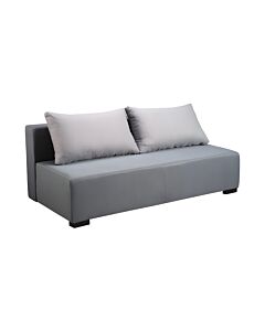 ΚΑΝΑΠΕΣ ΚΡΕΒΑΤΙ FRODO ΓΚΡΙ ΜΕ ΑΝΟΙΧΤO ΓΚΡΙ 198x95x81cm