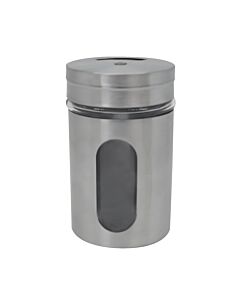 ΣΕΤ 24 ΤΕΜ ΑΛΑΤΟΠΙΠΕΡΑ INOX ΜΕ ΓΥΑΛΙ 5x5x8,2cm