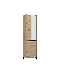 ΕΠΙΠΛΟ ΕΙΣΟΔΟΥ-ΧΩΛ ARRAN P1 OG ARTISAN OAK/ΜΑΥΡΟ ΜΑΤΤ ΧΡΩΜΑ 55x40x205cm