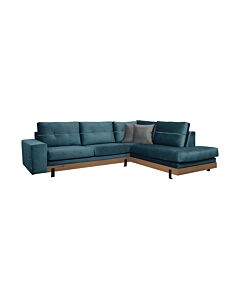 ΚΑΝΑΠΕΣ ΓΩΝΙΑ MURCIA NAVY BLUE-ΣΚΟΥΡΟ ΓΚΡΙ ΔΕΞΙΑ ΓΩΝΙΑ 280x220cm
