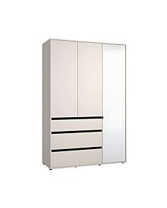 ΝΤΟΥΛΑΠΑ CORBETT 3K3F1O H211 CASHMERE/ΜΑΥΡΟ ΜΑΤ ΧΡΩΜΑ 138x55x211cm