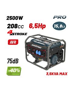 BORMANN PRO BGB3000 ΓΕΝΝΗΤΡΙΑ ΒΕΝΖΙΝΗΣ 2500W,3KVA,208CC,75DB, AVR