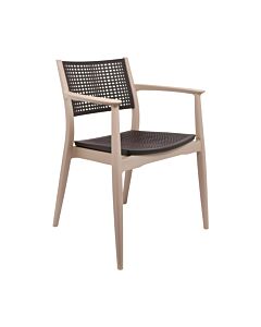 ΚΑΡΕΚΛΑ ΕΞΟΧΗΣ BEST ΜΠΕΖ ΜΕ ΚΑΦΕ ΧΡΩΜΑ 57,5x55x80cm