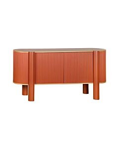 ΟΒΑΛ ΜΠΟΥΦΕΣ ELINGTON ΦΥΣΙΚΟ-ΠΟΡΤΟΚΑΛΙ 160x40x80cm