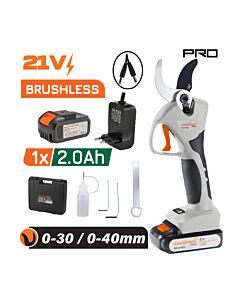 NAKAYAMA PRO EC1400 ΨΑΛΙΔΙ ΚΛΑΔΟΥ ΜΠΑΤΑΡΙΑΣ 21V, BRUSHLESS, ΔΙΠΛΗ ΚΟΠΗ 0-30mm/0-40mm, 970gr
