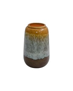 ΚΕΡΑΜΙΚΟ ΒΑΖΟ FL2362 ΚΑΦΕ-ΜΠΕΖ ΧΡΩΜΑ 17x26cm