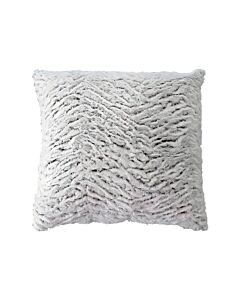ΔΙΑΚΟΣΜΗΤΙΚΟ ΜΑΞΙΛΑΡΙ 23085 ME MICROFIBER ΜΠΕΖ-ΚΑΦΕ ΧΡΩΜΑ 45x45cm