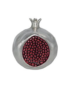 ΜΕΤΑΛΛΙΚΟ ΔΙΑΚΟΣΜΗΤΙΚΟ ΡΟΔΙ POMEGRANATE ΝΙΚΕΛ-ΚΟΚΚΙΝΟ ΧΡΩΜΑ 15x13x16cm