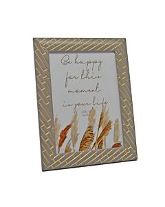ΚΟΡΝΙΖΑ ΠΛΑΣΤΙΚΗ ΜΠΕΖ ΧΡΥΣΗ 13x18cm