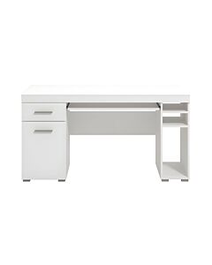 ΓΡΑΦΕΙΟ ALFA OPAQUE WHITE 145x66x76cm