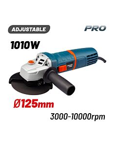 BORMANN PRO BAG1300 ΓΩΝΙΑΚΟΣ ΤΡΟΧΟΣ ΡΥΘΜΙΖΟΜΕΝΟΣ 1010W, Φ125MM,3000-10000rpm