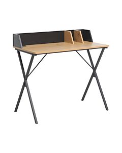 ΜΕΤΑΛΛΙΚΟ ΓΡΑΦΕΙΟ FL2352 ΜΑΥΡΟ ΧΡΩΜΑ 90x50x85cm