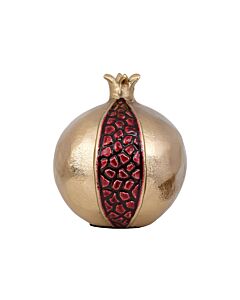ΜΕΤΑΛΛΙΚΟ ΔΙΑΚΟΣΜΗΤΙΚΟ ΡΟΔΙ POMEGRANATE ΧΡΥΣΟ-ΚΟΚΚΙΝΟ ΧΡΩΜΑ 12x13cm