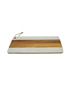 ΞΥΛΟ ΚΟΠΗΣ ΜΕ ΑΣΠΡΟ ΜΑΡΜΑΡΟ 16x35cm