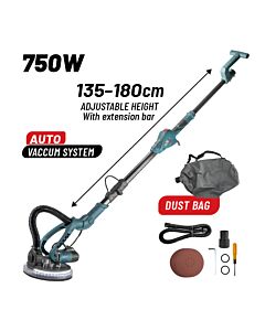 BORMANN BDS8010 ΤΡΙΒΕΙΟ ΓΥΨΟΣΑΝΙΔΑΣ 750W, ΜΕ ΣΑΚΟ & ΑΥΤΟΝΟΜΗ ΑΝΑΡΡΟΦΗΣΗ ΣΚΟΝΗΣ