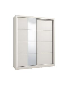 ΝΤΟΥΛΑΠΑ ΜΕ ΚΑΘΡΕΦΤΗ ALBI 180 CASHMERE ΧΡΩΜΑ 180x60x216cm