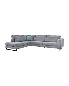 ΚΑΝΑΠΕΣ ΑΡΙΣΤΕΡΗ ΓΩΝΙΑ NEW ANVERS ΓΚΡΙ ΧΡΩΜΑ 303x228x86cm