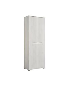 ΕΠΙΠΛΟ ΧΩΛ LORCA WHITE OAK / ΜΑΥΡΟ FXTR 67x40x195cm