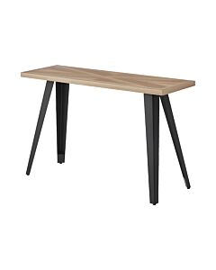 ΚΟΝΣΟΛΑ FL1564 SONOMA MDF ΜΕ ΜΑΥΡΑ ΠΟΔΙΑ 120x40x75cm
