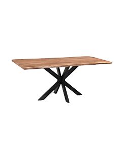 ΤΡΑΠΕΖΙ ΤΡΑΠΕΖΑΡΙΑΣ DELHI ΦΥΣΙΚΟ ΧΡΩΜΑ 160x90x76cm