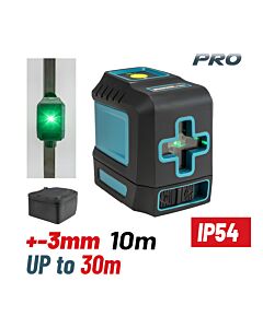 BORMANN PRO BDM6800 ΑΛΦΑΔΙ LASER ΣΤΑΥΡΟΥ GREEN LINE 30m